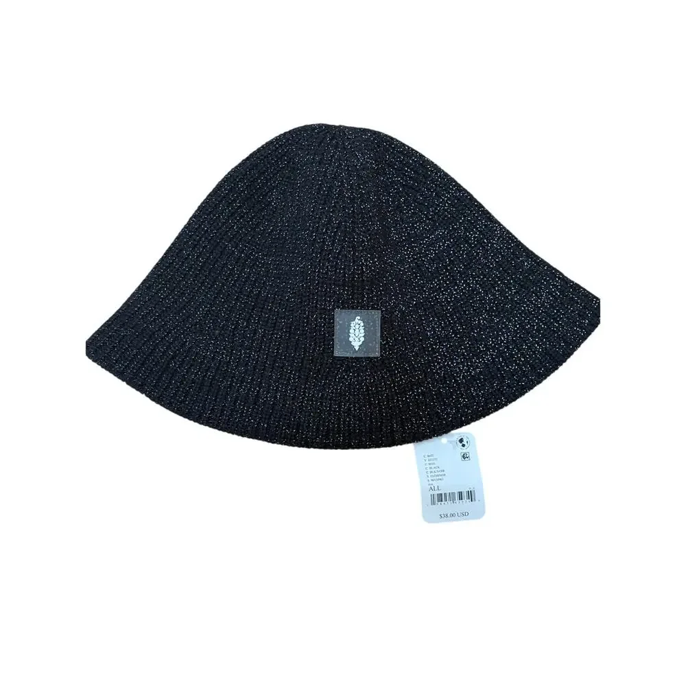 NWT Free‎ People Reflective Bell Beanie Black